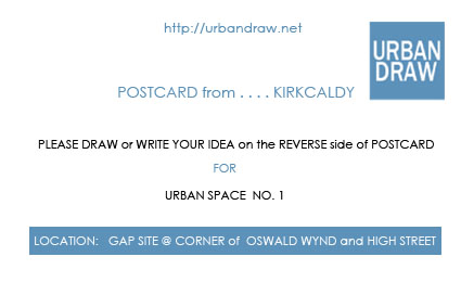 POSTCARD DESIGN TO GET FEEDBACK IN FORM OF SKETCHES AND IDEAS