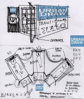 CONTAINERS ARE IDEAL AS TEMPORARY EXHIBITION SPACES TO PROMOTE URBANDRAW